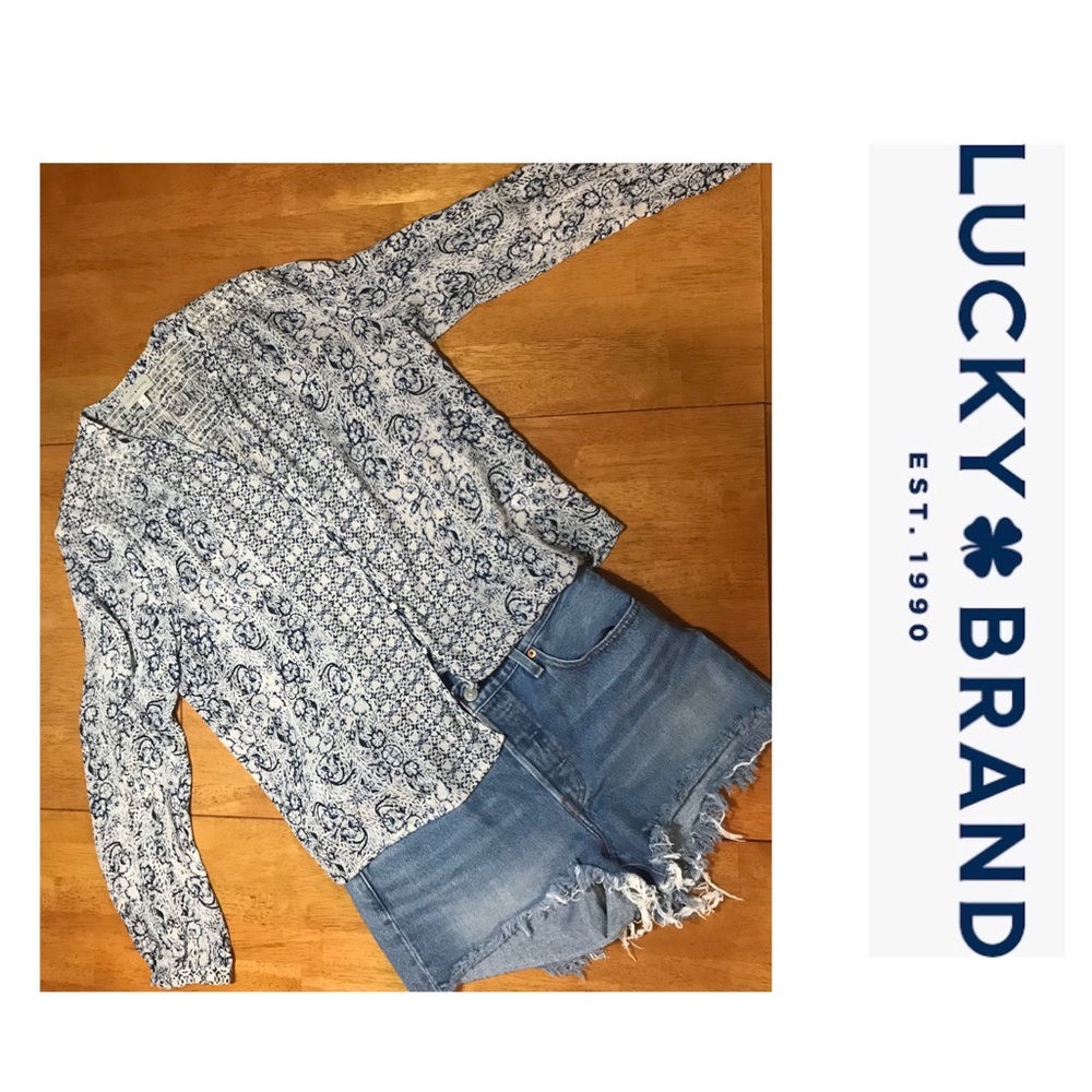 ⬇️ price drop Lucky Brand 🍀 Boho Peasant Blouse